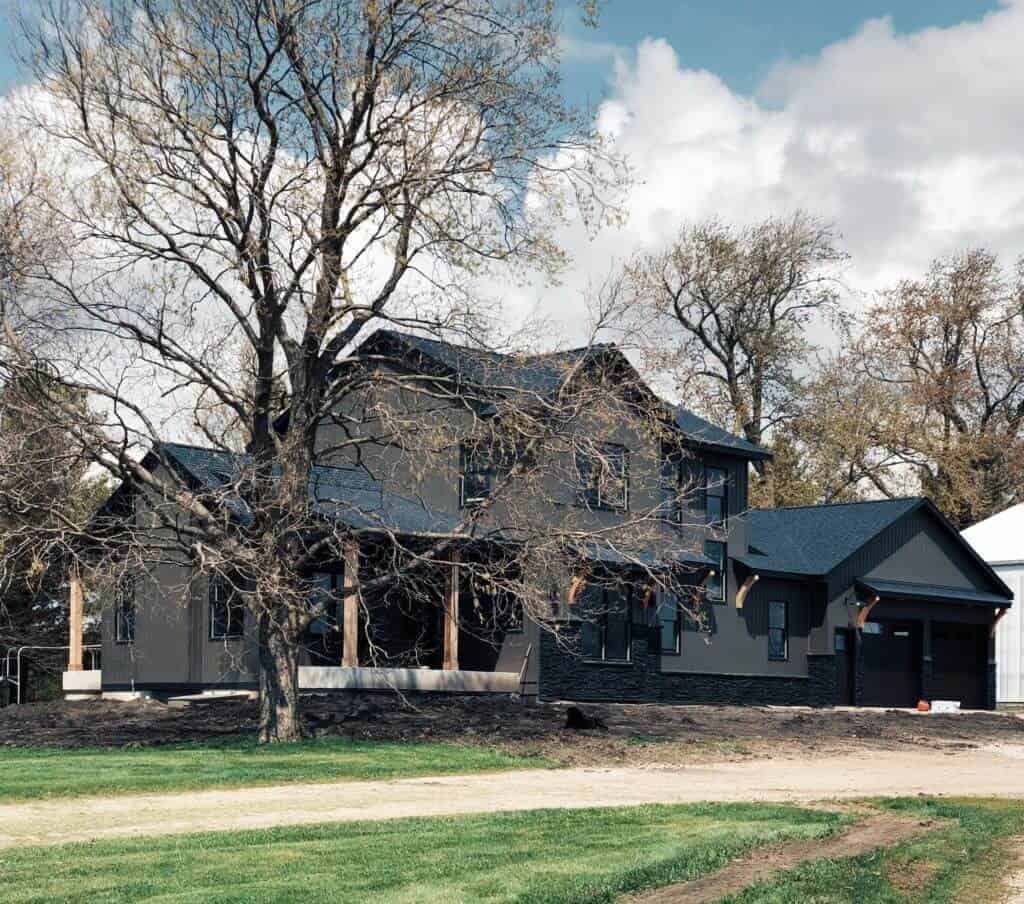 Down Leah's Lane dark Modern Farmhouse