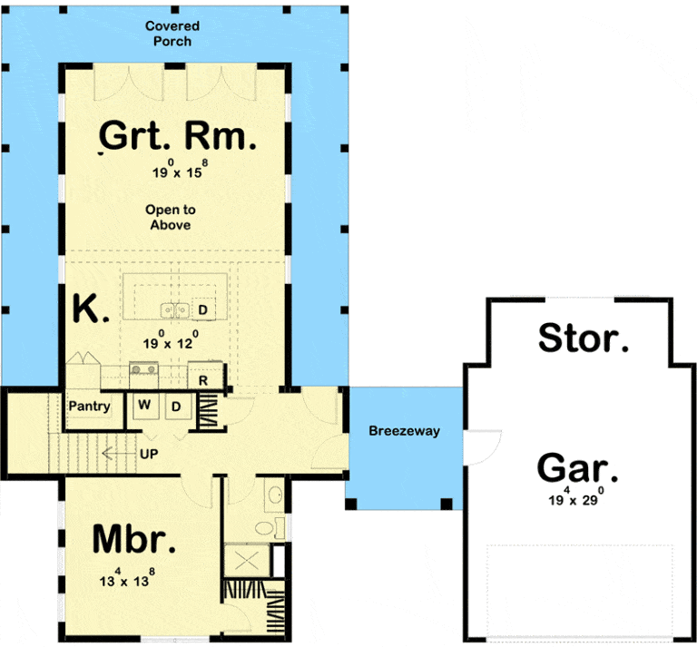 Perfect Floor Plan For Your New House, T Shaped Farmhouse Plans