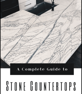 A complete guide to stone countertops including marble, quartzite, granite, quartz, porcelain, soapstone, concrete and limestone down leahs lane