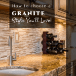 Ideas for granite designs and styles to help you choose the countertop you'll love! I love countertops and can't wait to share these beautiful granite pieces with you.